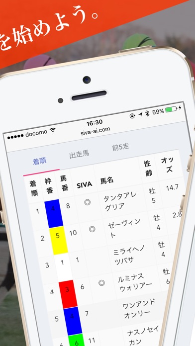 SIVA 人工知能 競馬予想で的中率アップ!のスクリーンショット2