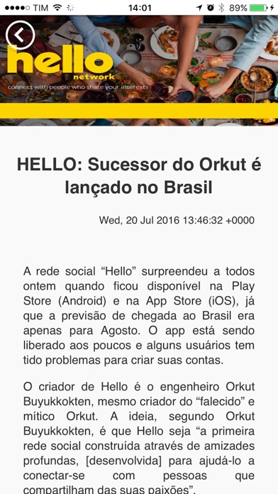 Captura de tela do iPhone 5