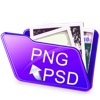 PSD 2 PNG: Batch convert PSD files to PNG clothing accessories psd 