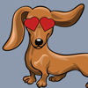 Hare Squared, LLC - Weinermoji - Dachshund Emoji & Stickers  artwork