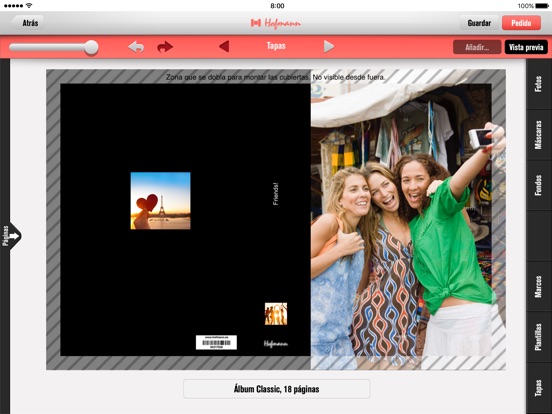 Captura de pantalla del iPad 5