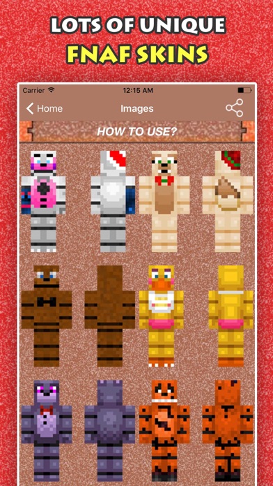 how to get fnaf skins in minecraft xbox one