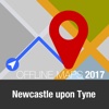 Newcastle upon Tyne Offline Map and Travel Trip newcastle australia map 