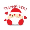 Santa Girl Stickers set 2 for iMessage Business