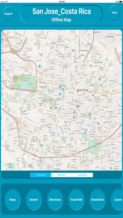 San Jose Costa Rica Offline City Maps Navigation review screenshots