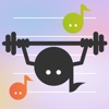 Simple Music Note Workout simple