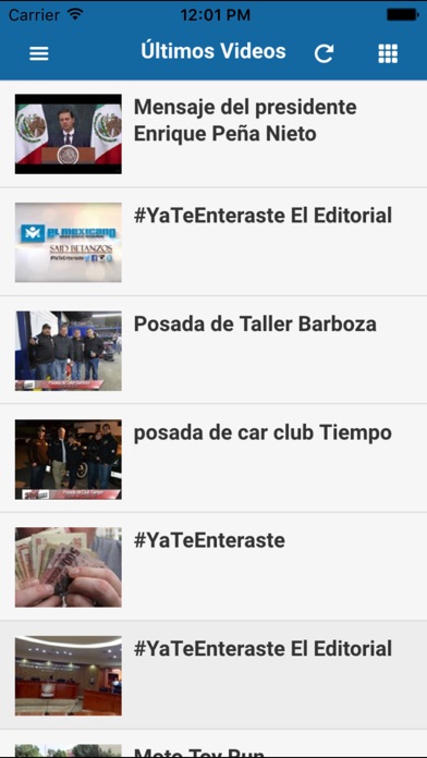 Captura de pantalla del iPhone 5