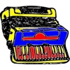 Accordéons deux autocollant Pack