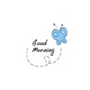 Sticker Butterfly and Greeting Card di wenpei