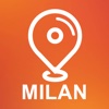 Milan, Italy - Offline Car GPS car renting italy 