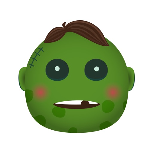 Zombie Emoji - Scary Dead Stickers by VICTOR VERDU