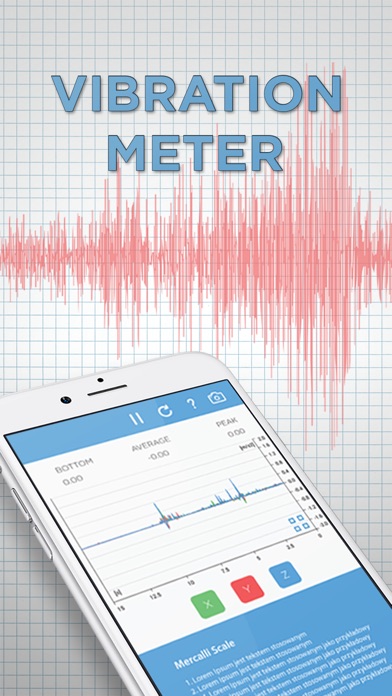 振動計 - 地震検出器 screenshot1