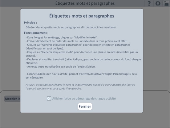 Capture d’écran iPad 3