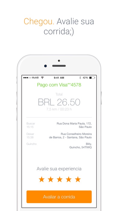 Captura de tela do iPhone 5