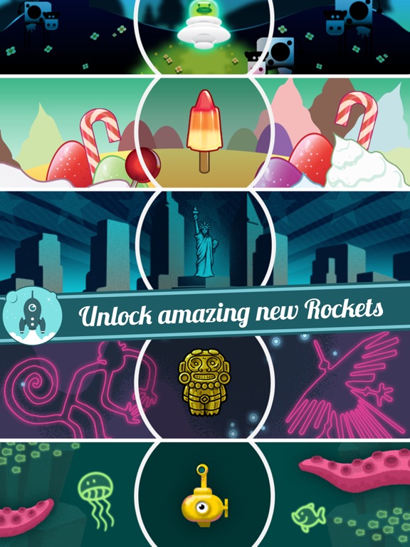 Screenshots of Let's Go Rocket - Ultimate Endless Space Adventure for iPad