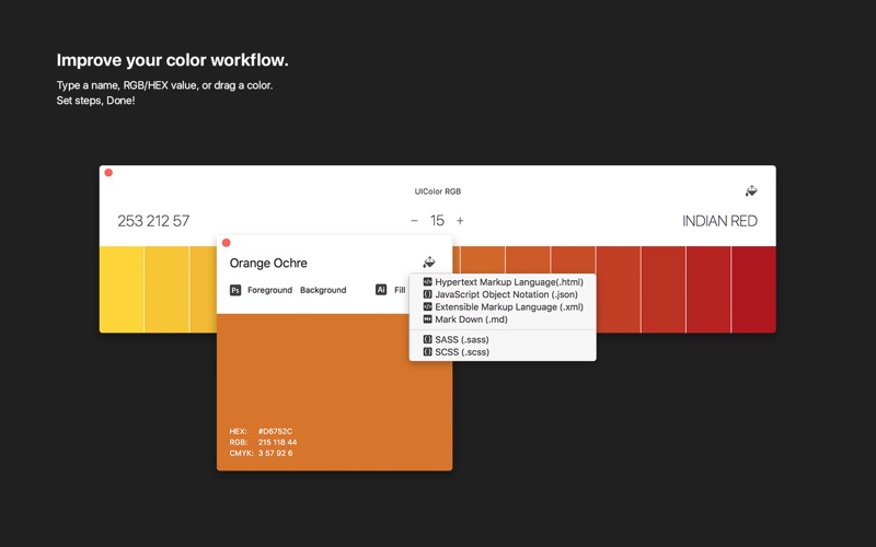 Aquarelo for Mac 1.0.3 破解版 - 颜色设计工具