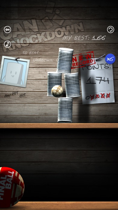 Screenshots of Can Knockdown for iPhone