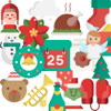 Paul Lehn - Holiday Christmas Stickers  artwork