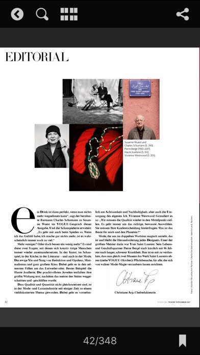 Vogue Magazin (d) review screenshots