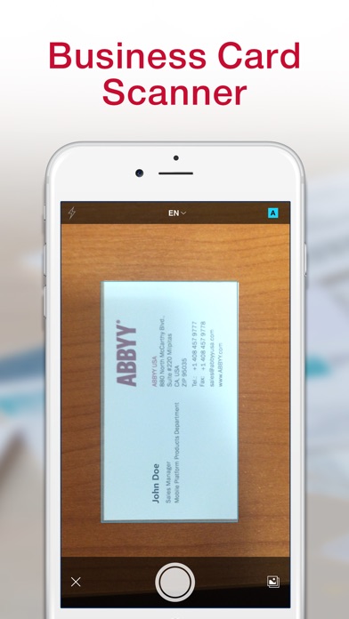 ≡ Business Card Scanner Pro Screenshots