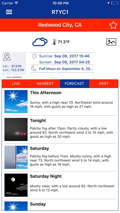NOAA National Buoy Data PRO screenshot