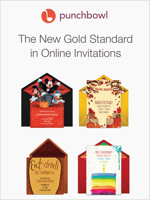 Punchbowl Online Invitations on the App Store