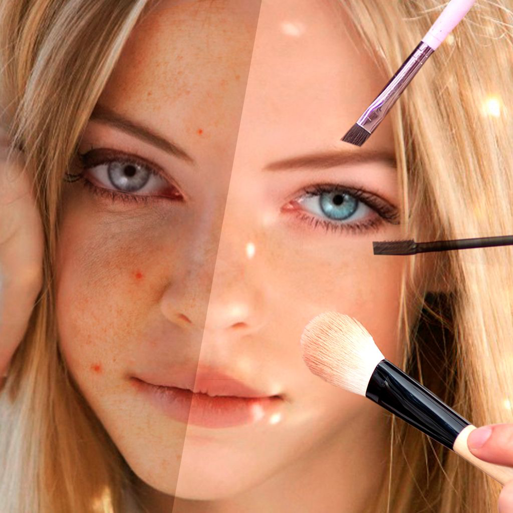 Visage makeup editor plus photo teeth whitener App Icon