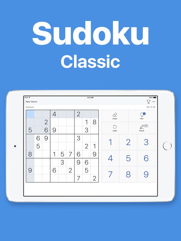 Screenshots of Sudoku - Classic Logic Game for iPad