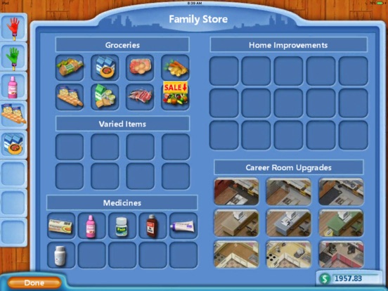 Screenshots of Virtual Families Lite for iPad