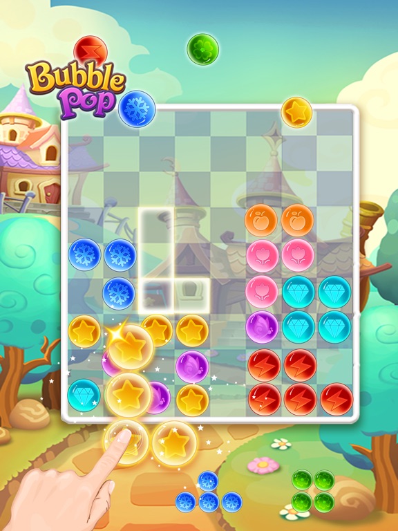 bubble pop puzzle game