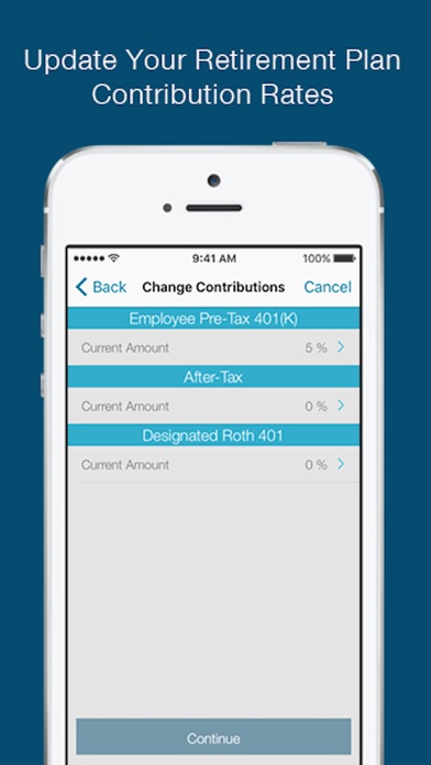Screenshots of T. Rowe Price Personal® for iPhone