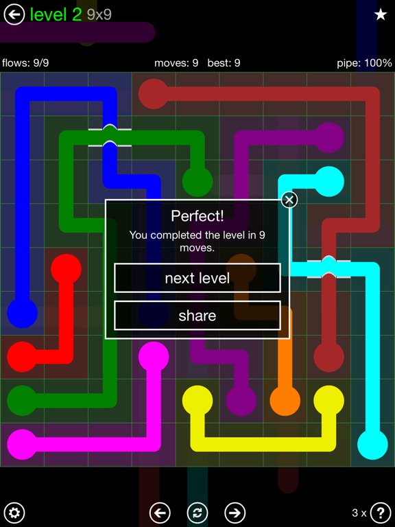 Screenshots of Flow Free: Bridges for iPad