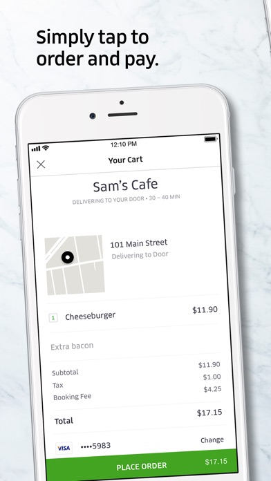 Uber Eats: Food Delivery  Screenshot