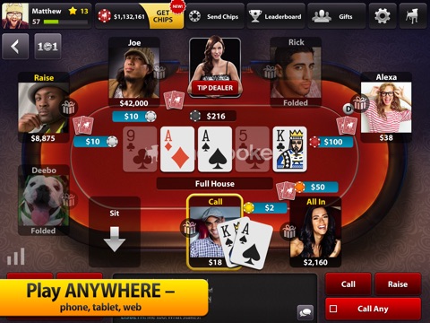 Zynga poker classic - texas holdem itunes