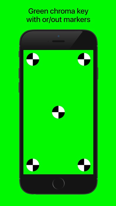 green screen marker for mobile screen