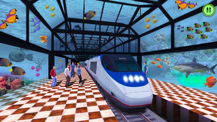 real underwater train