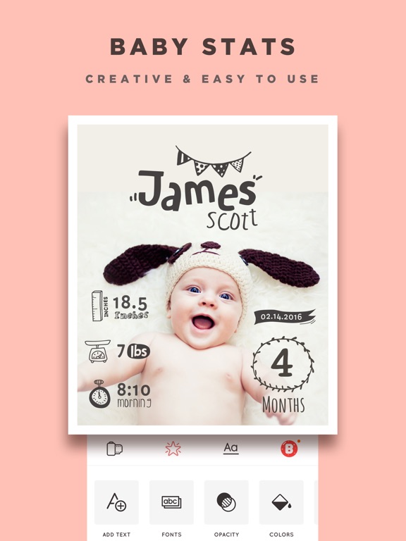 Screenshots of Baby Story - Pregnancy Pics Baby Milestones Photo for iPad