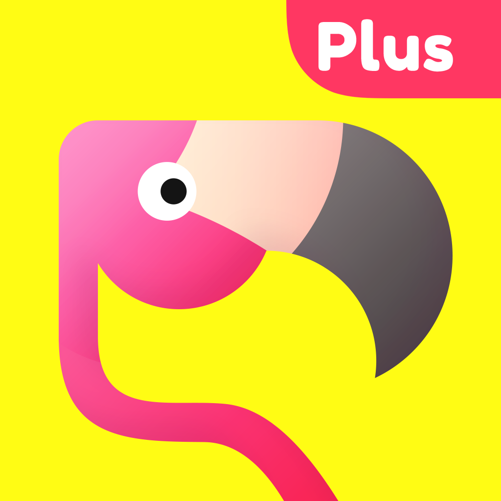 Flamingo Plus-Add More Friends App Icon