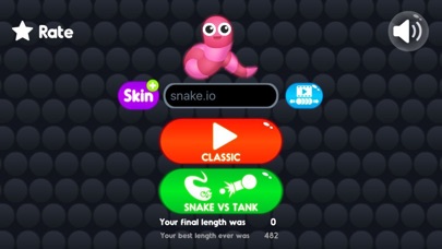 Screenshots of Rolling Snake.io - Worm IO Multiplayer Online Slither War Game - Free Agar Skins Version for iPhone