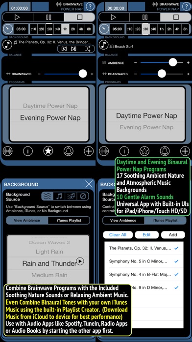 BrainWave Binaural Power Nap Screenshots