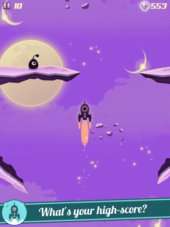 Screenshots of Let's Go Rocket - Ultimate Endless Space Adventure for iPad