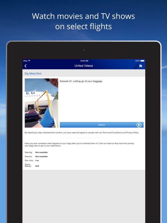 united airline app store