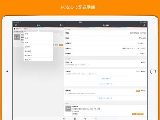 iPad スクリーンショット 1