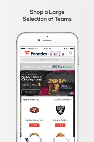 Fanatics: Shop NFL, NBA & MLB screenshot