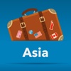 Asia offline map and free travel guide asia map 