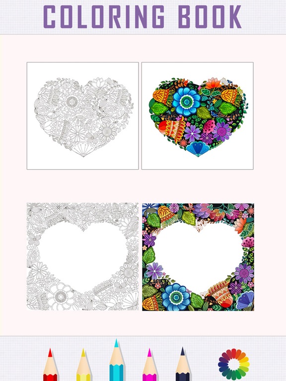 Screenshots of FREE Adult Coloring Book - Color Therapy Page for Anti-Stress Relief for iPad