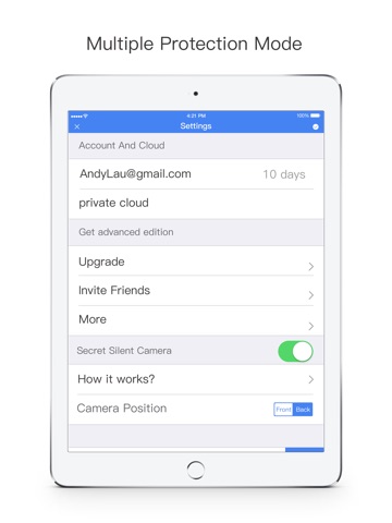 Screenshots of Secret Safe Calculator Vault - Hide and Lock Private Photo & Video for iPad