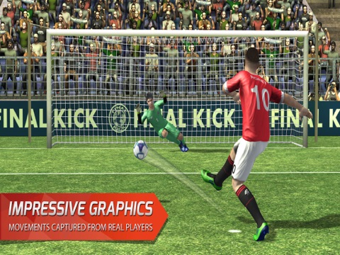 Final Kick VR - Virtual Reality free soccer game for Google Cardboard на iPad