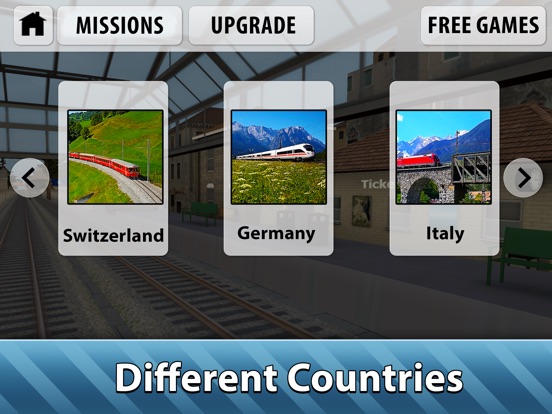 Europe Railway Train Simulator 3D Full screenshot 10