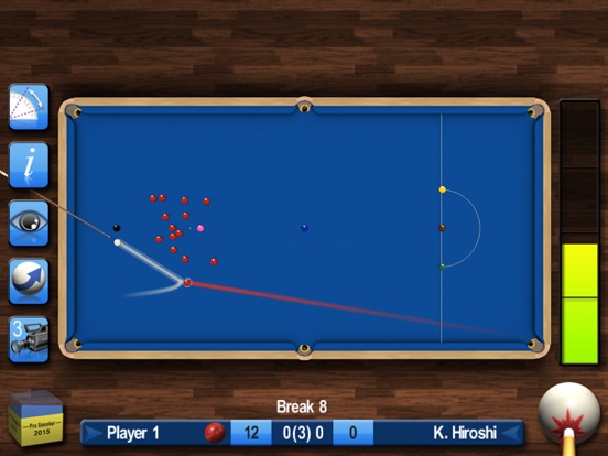 Screenshots of Pro Snooker 2015 for iPad